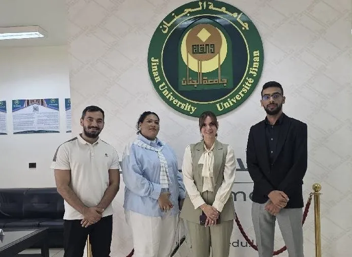 وفد «أشد» يبحث مع إدارة جامعة الجنان سبل دعم الطلبة الفلسطينيين